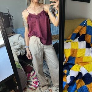 Express lace trim camisole